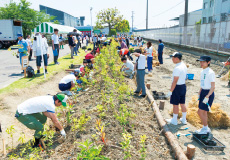 工場の森づくり