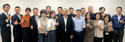 中国での「TGの仕事の基本研修」受講メンバー（Regional Basic Training）