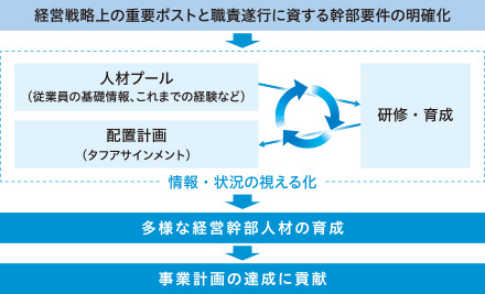 経営幹部候補の確保と育成