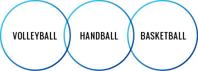 VOLLEYBALL HANDBALL BASKETBALL
