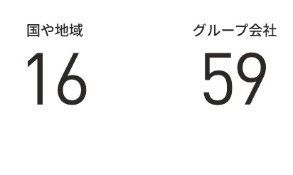 国や地域16 グループ会社61