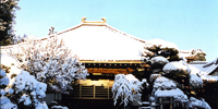 冬の永張神社　祖父江