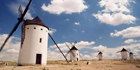 ラマンチャの風車　スペイン