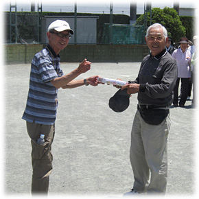 男子2位 上手達夫さん