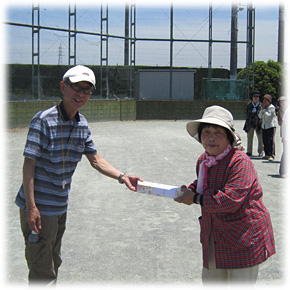 女子3位 青山八重子さん