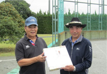 男子の部優勝　中道さん