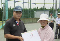 女子の部優勝　土井さん