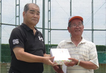 男子の部優勝　箕浦　要さん