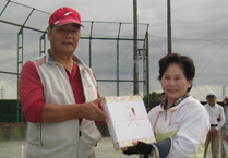 優勝　中道勝子さん