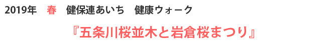 五条川桜並木と岩倉桜まつり