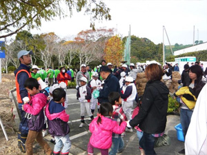 子どもさんも多く参加