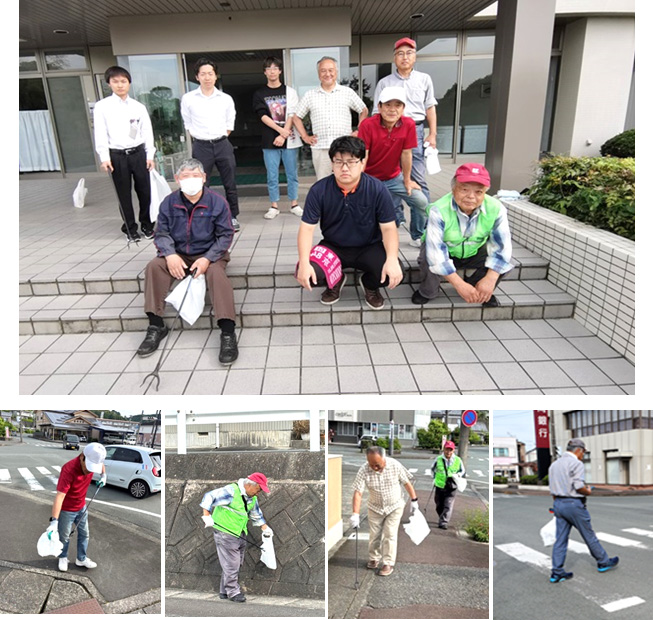 集合写真・清掃活動写真