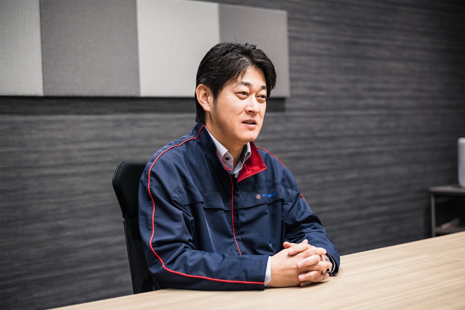 材料開発担当の小林憲治