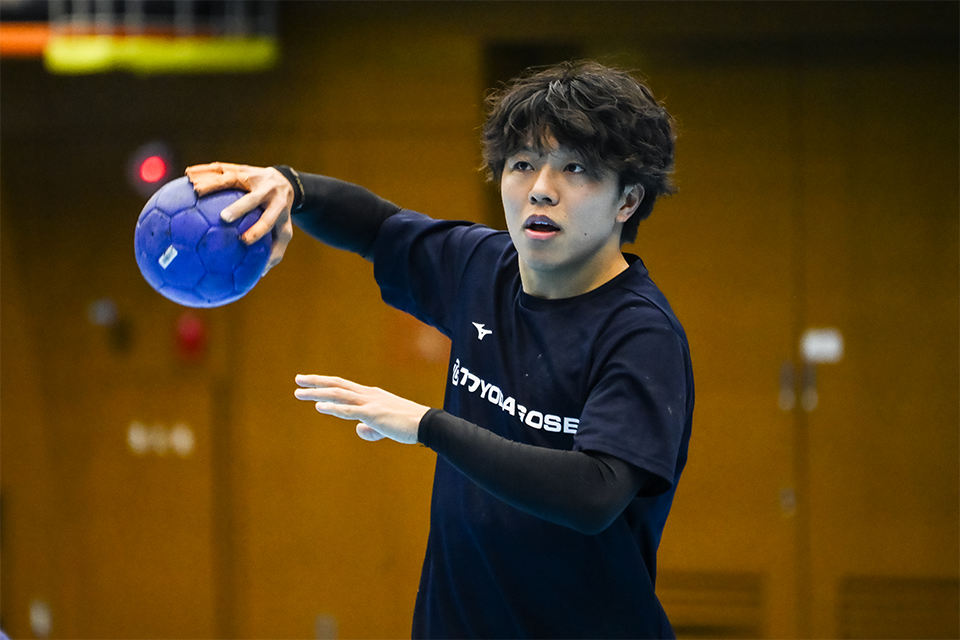 豊田合成ブルーファルコン名古屋の練習風景