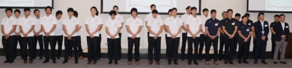 ｢日本リーグ壮行会｣に参加