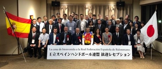 スペイン連盟幹部と田中監督･ウーゴ選手他が親睦（滋賀県彦根市）