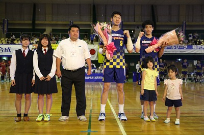 日本リーグ通算得点達成 記念表彰