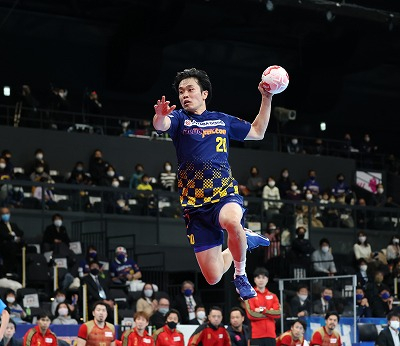 出村選手　日本リーグ通算５００得点達成