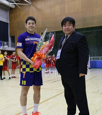 徳田選手が日本リーグ50試合連続得点達成