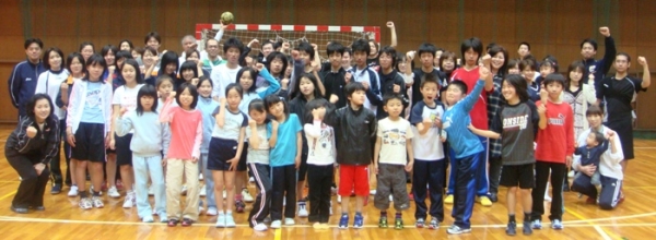 稲沢市ハンドボール協会の開校式に参加しました。