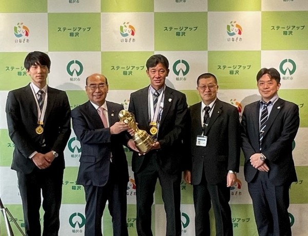 日本リーグ優勝報告「稲沢市､清須市」