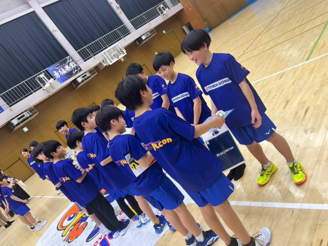 ジュニア　卒団式