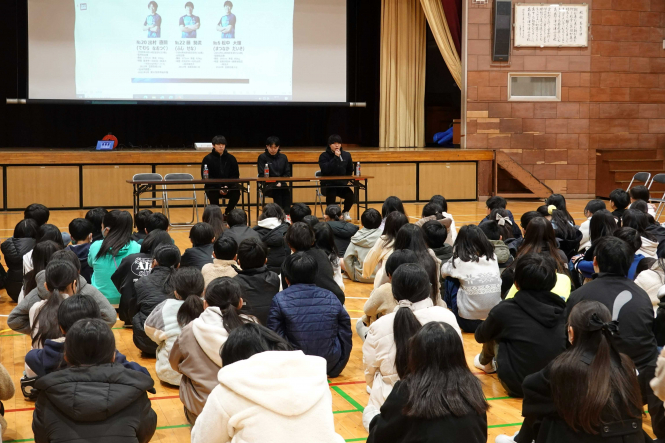 稲沢市立下津小学校でハンドボール教室を開催