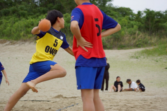 U-15　ビーチハンドボール体験