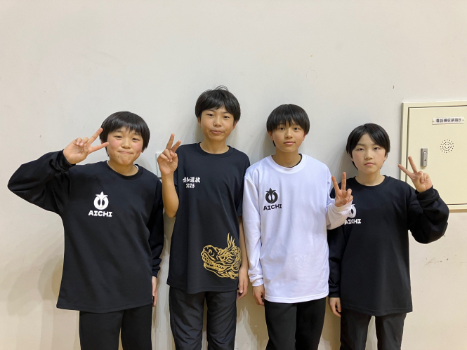 東海小学生選抜交流会に愛知県選抜として９名が出場