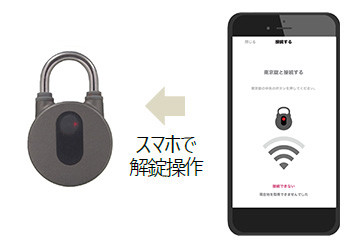 KEYes社のスマート南京錠のポイント