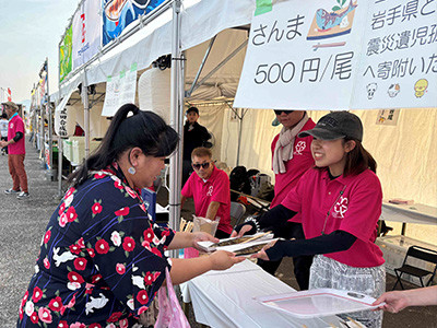 稲沢夏まつり(8/23)での販売の様子