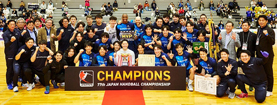 6連覇を達成した豊田合成ブルーファルコン名古屋