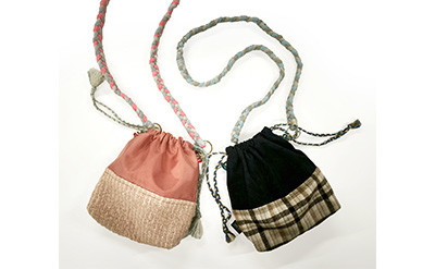 一宮市の繊維展示会に自動車部品の端材を活用したアップサイクル商品を出品