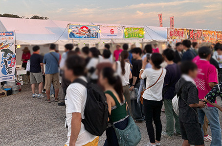 稲沢夏まつり（8/22）での販売の様子