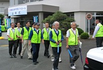 森町工場にて「地域防犯パトロール」を実施